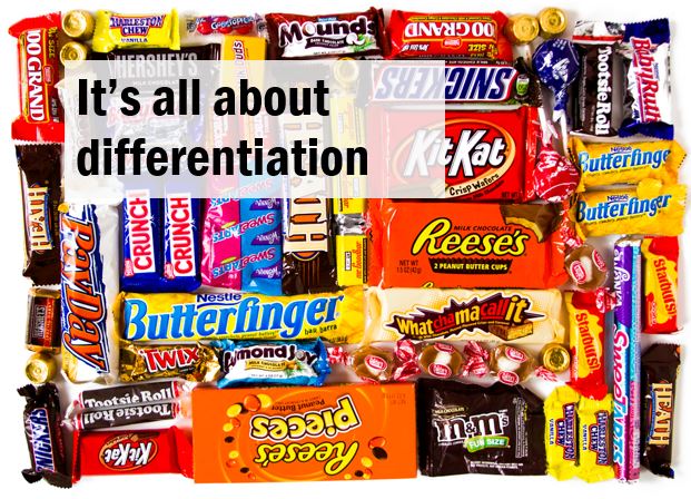 Comparing personal branding and chocolate bars